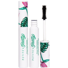 Petite 'N Pretty Fully Feathered Mascara bottle with non-toxic formula for gentle daily use.