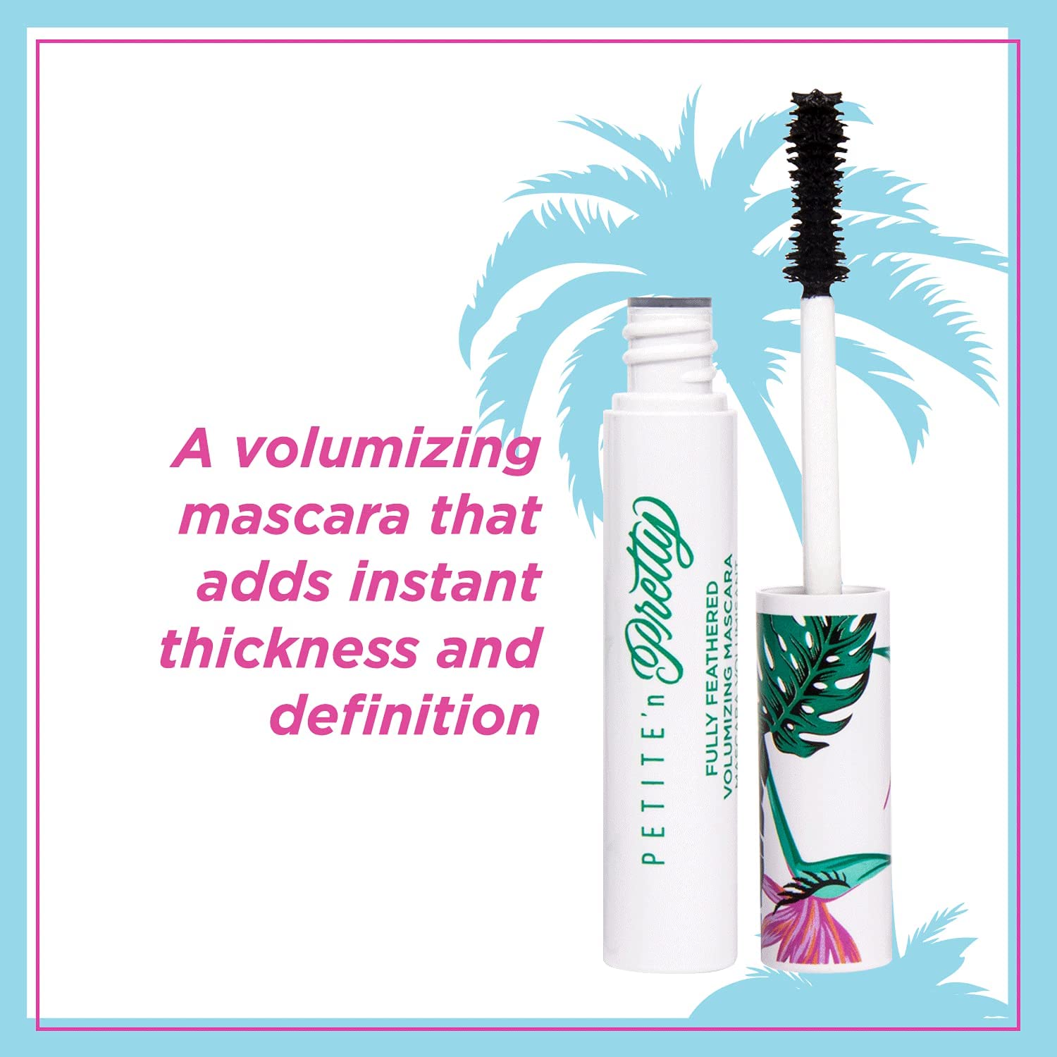 Petite 'N Pretty mascara wand highlights age-appropriate applicator for precise teen-friendly lashes.