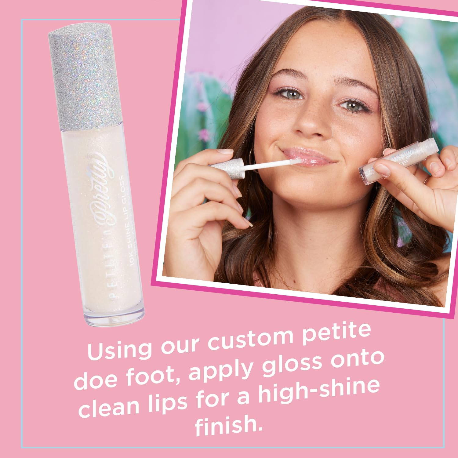 Petite 'N Pretty Cotton Candy flavor adds playful scent.