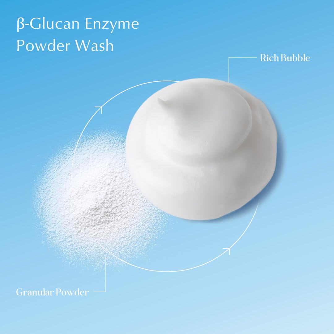 Petitfee B-Glucan Enzyme Wash rice ferment brightening complex for radiant skin