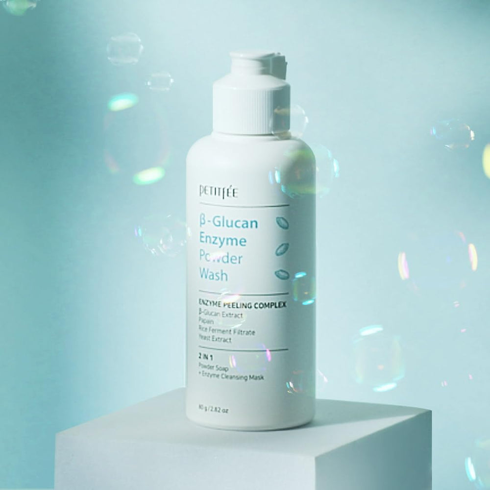 Petitfee B-Glucan Enzyme Wash dermatologist tested for sensitive skin compatibility