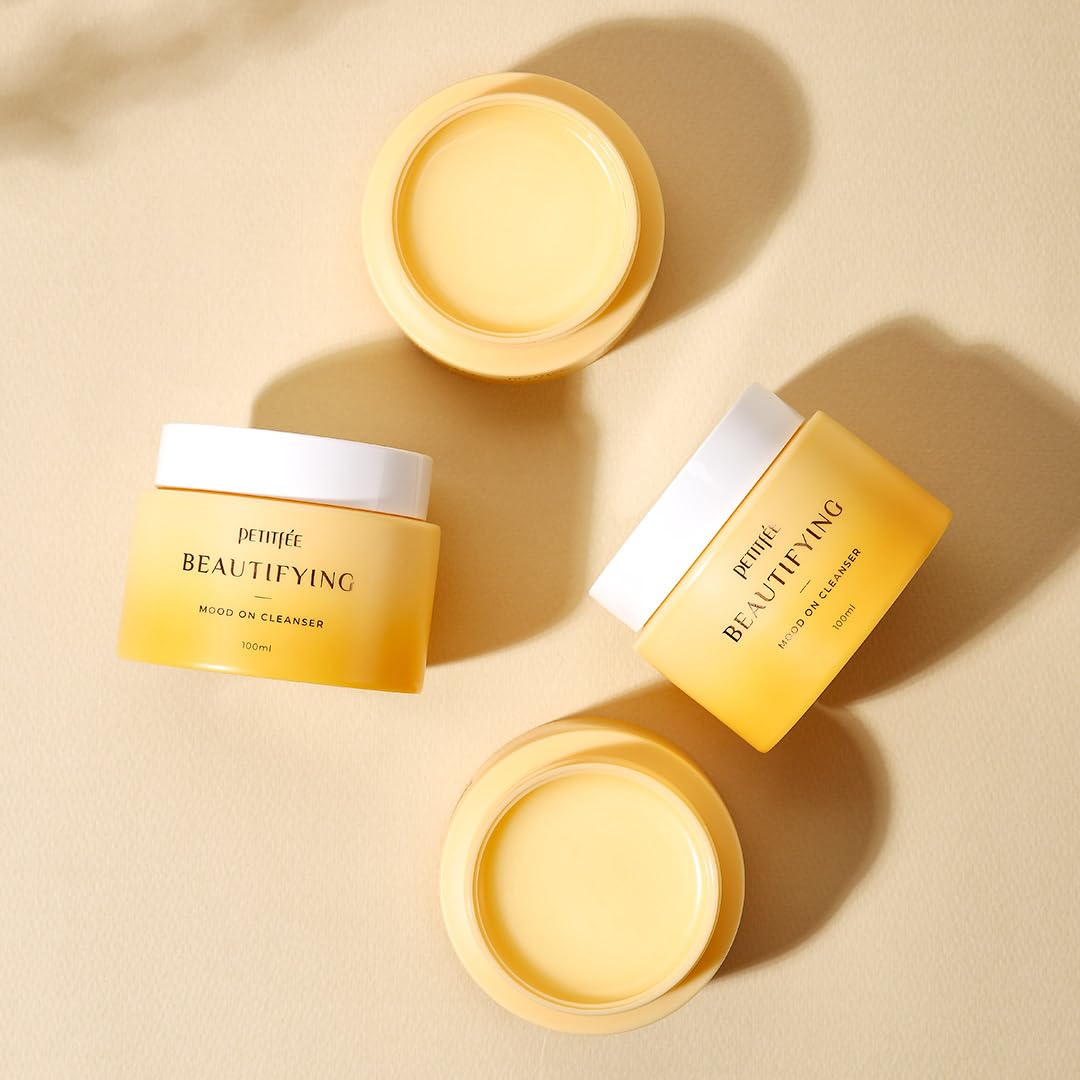 Petitfee Beautifying Mood On Cleanser supports moisture with almond and camellia oils.