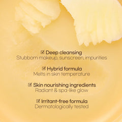 Petitfee Beautifying Mood On Cleanser oil-emulsion action, cleanses makeup effectively.