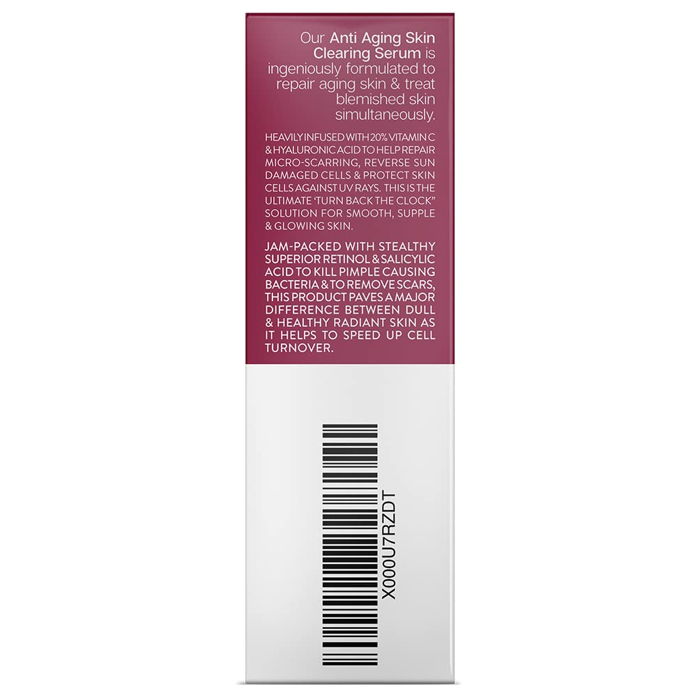 Petunia Skincare serum ingredients highlight antioxidants and hydrators.