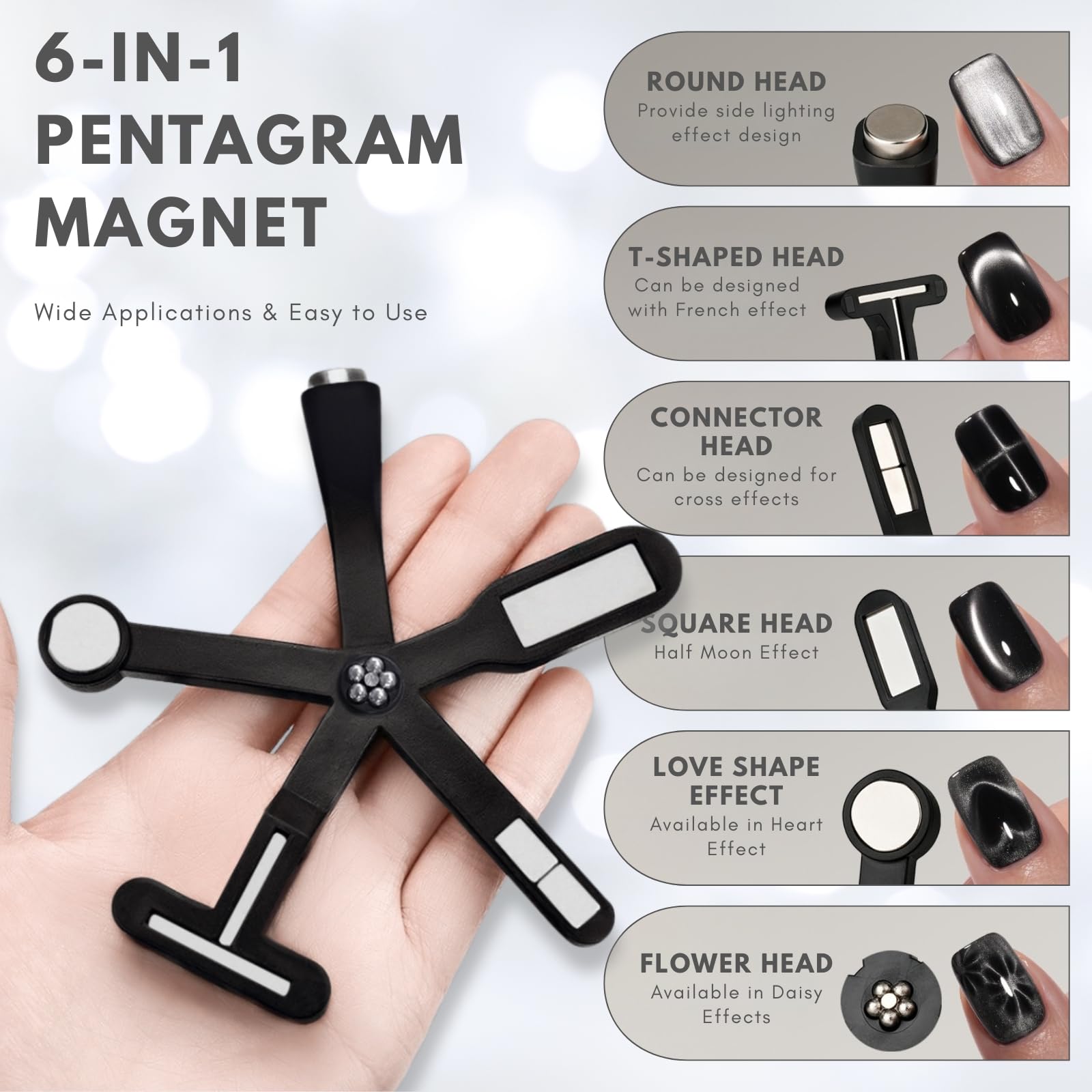 Pewosrid engraved magnetic plates offer versatile patterns.