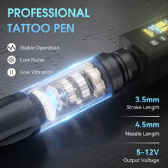 PFARRER battery 1600mAh powers long sessions with consistent performance.