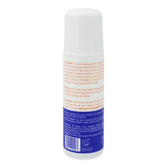 PFB Vanish Razor Bump Roll On in use applying gel to irritated area.