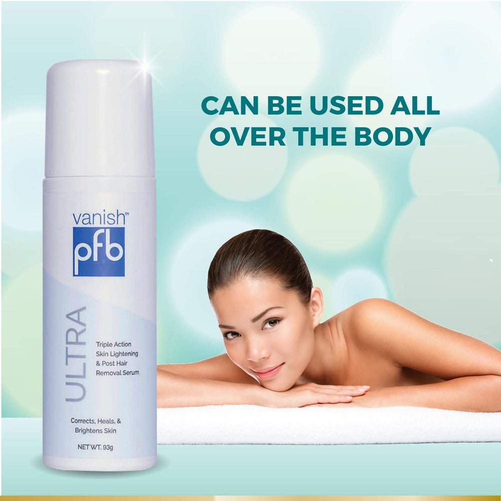 PFB Vanish Ultra razor bump care for smoother skin