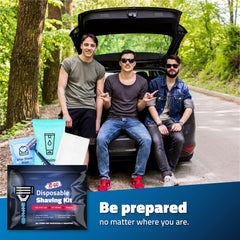 pH Advantage Travel Shaving Kit Aftershave Wipe: soothing post-shave refresh on the go