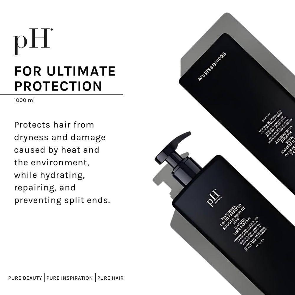 pH PURE HAIR mask during 5-minute processing for quick conditioning