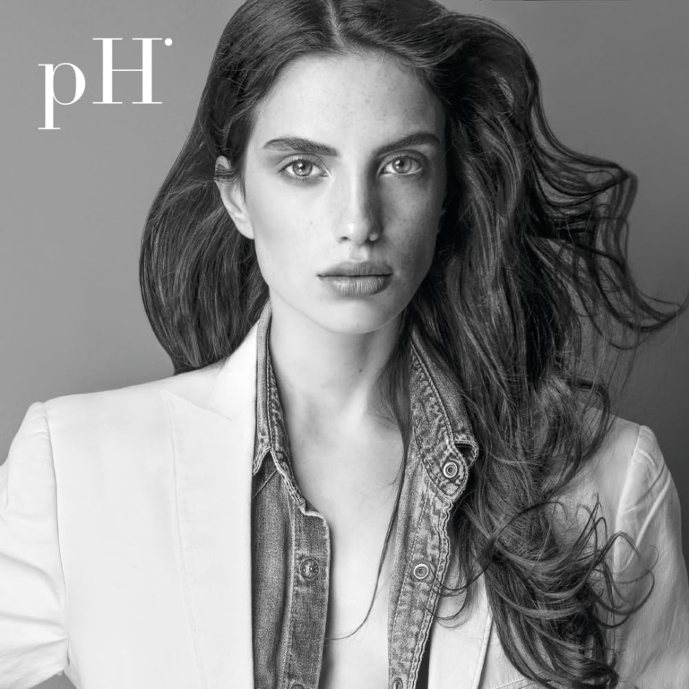 pH PURE HAIR Rose extract detail suggests soothing botanical care for daily use.