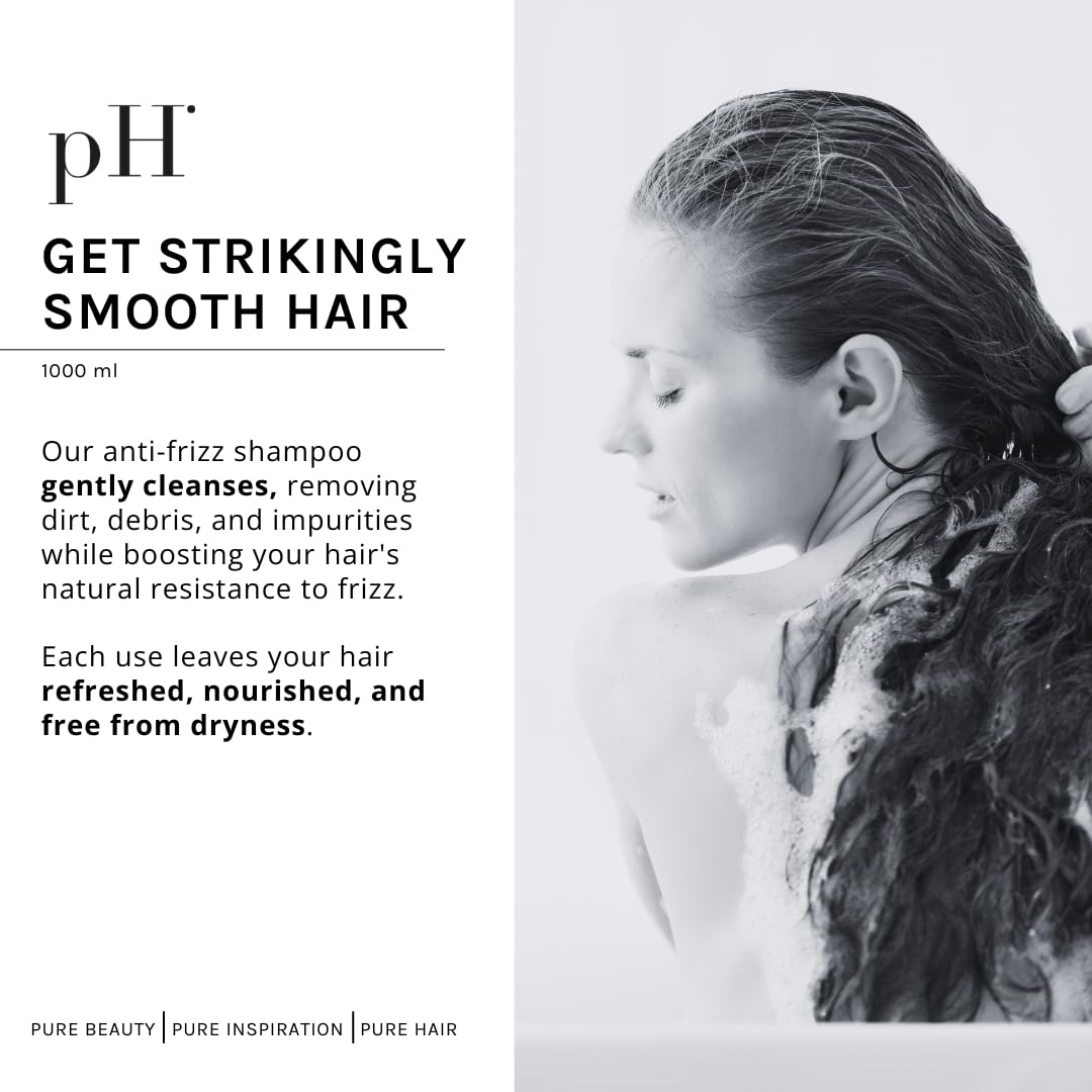 Silky lather from pH PURE HAIR Smooth Perfect anti-frizz shampoo.