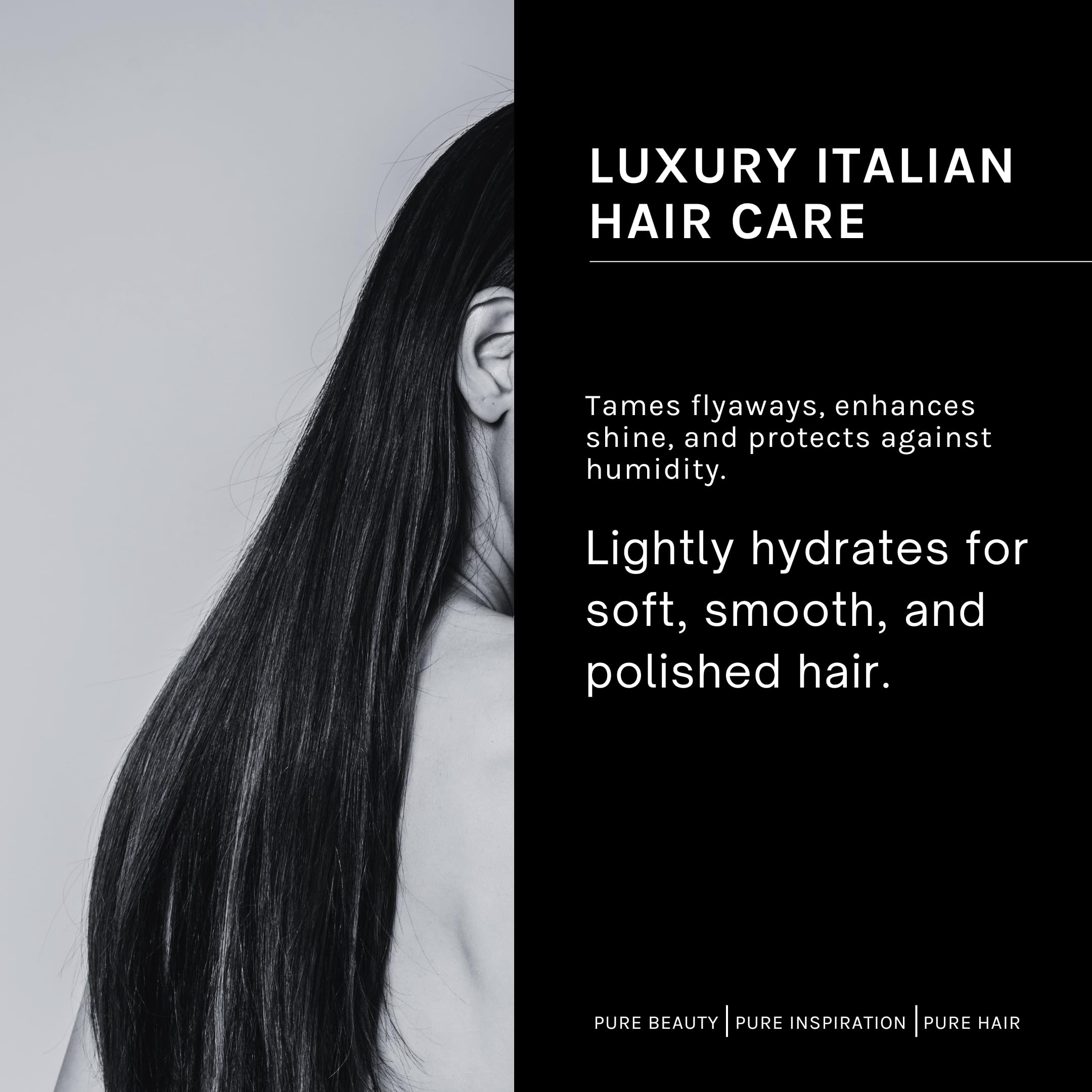 pH PURE HAIR smoothing duo travel-friendly bottle for on-the-go hydration