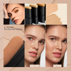 Phanund Foundation Stick foundation end applying for quick, even coverage on skin.