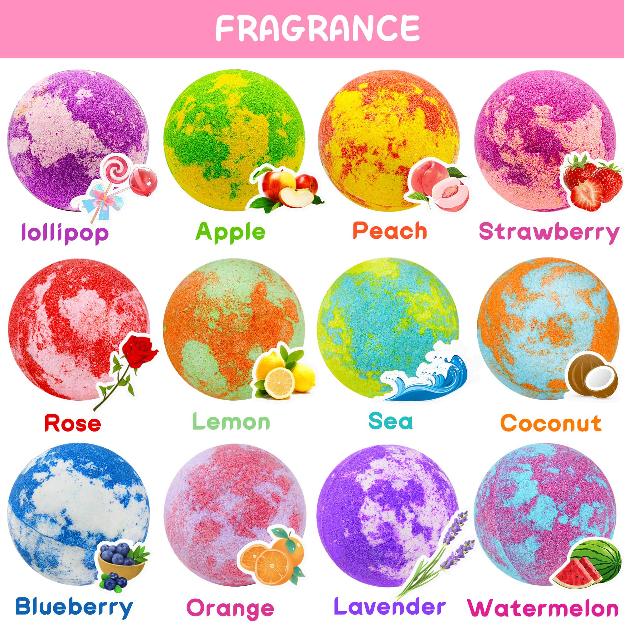 Phaorui bath bombs made with natural ingredients for gentle kid-friendly cleansing