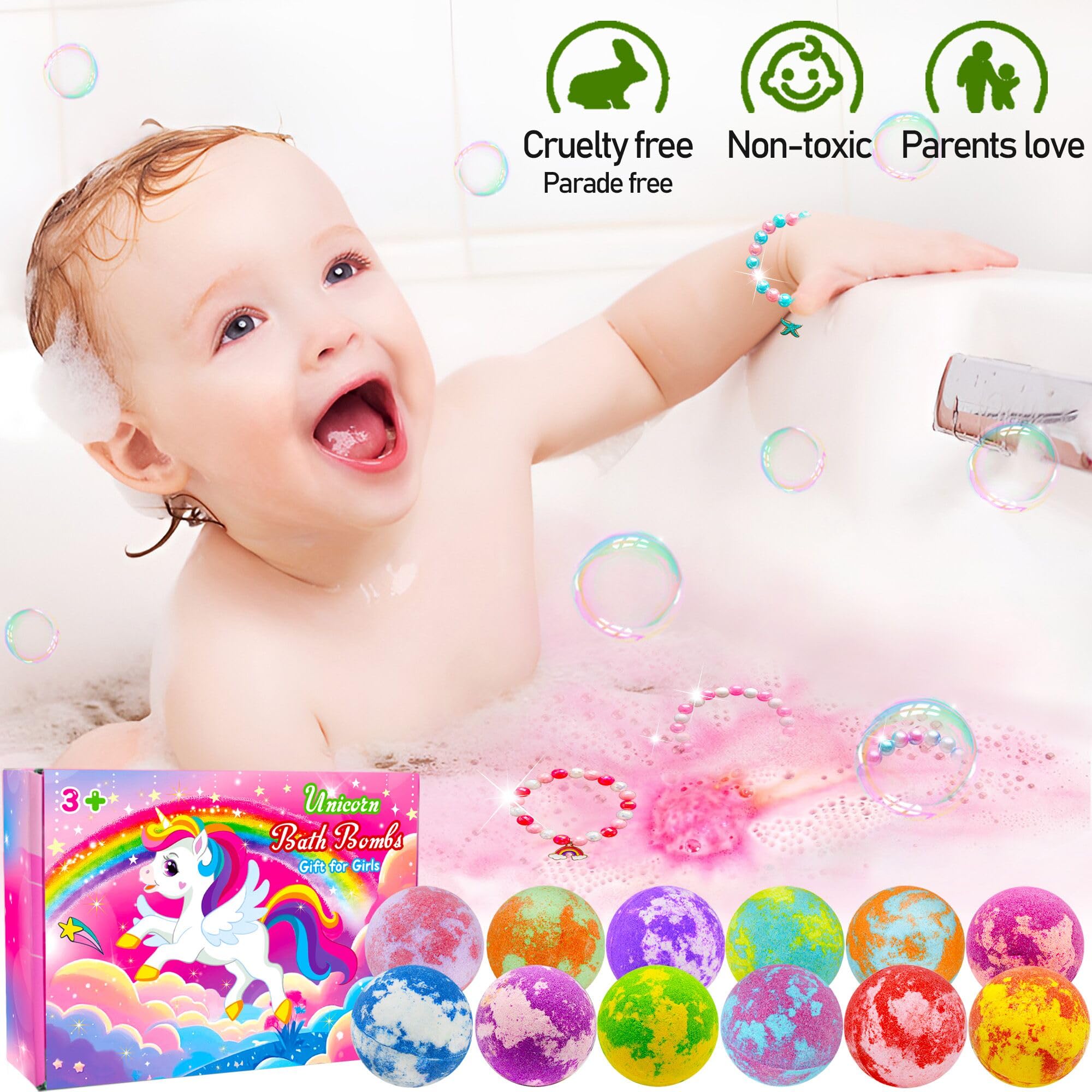Phaorui Easter gift bath bombs ideal for baskets and gifting to girls