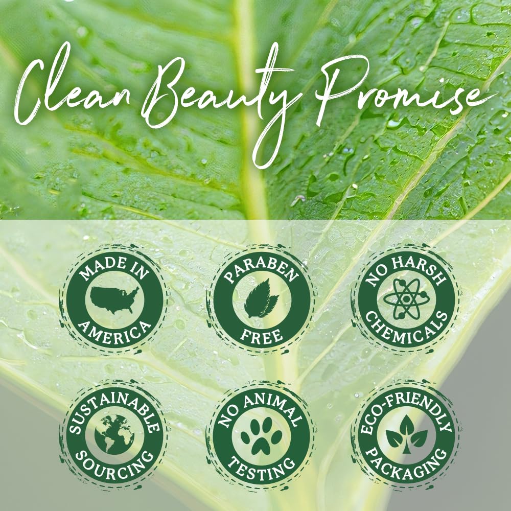 PHARM TO TABLE Brightening Vitamin C Body Wash with loofah for spa-like cleanse.