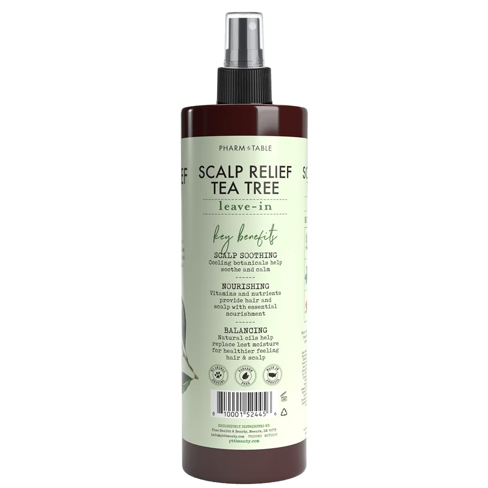 PHARM TO TABLE psoriasis-friendly care supports gentle scalp restoration.