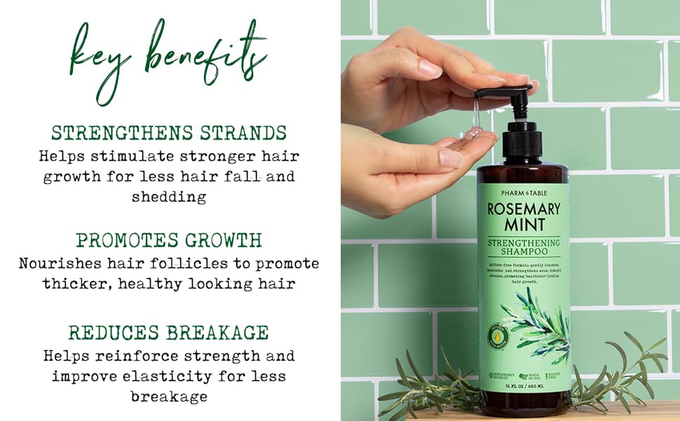 PHARM TO TABLE Rosemary & Mint aroma close-up for refreshing scent.