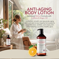 Rosen Apothecary retinol lotion texture reveals rich cream for hydration.