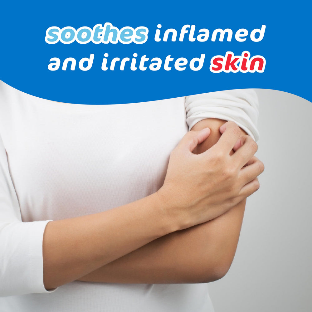 Gentle formula suitable for sensitive skin and all skin types.
