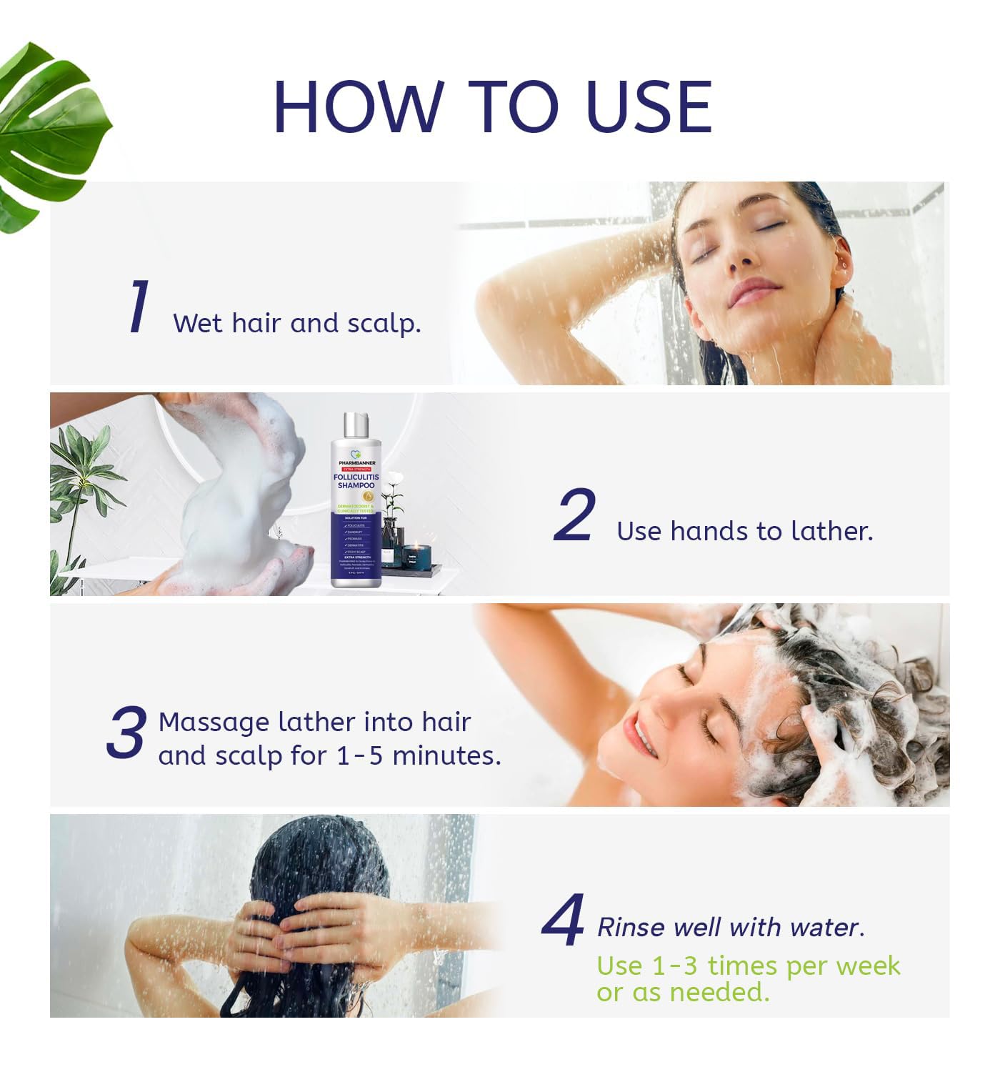 PHARMBANNER balanced scalp environment concept with product ready for daily care.