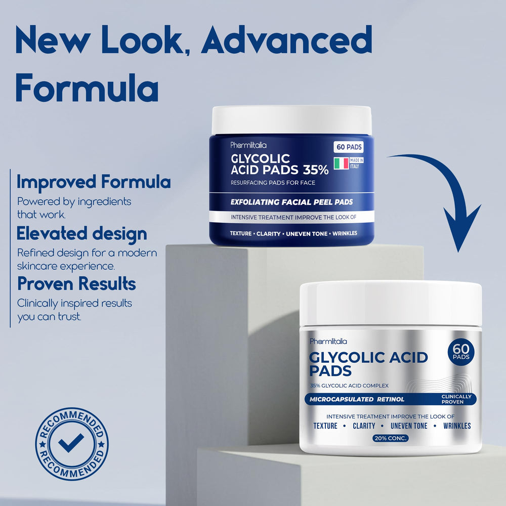Pharmlitalia Glycolic Acid Pads aftercare scene encourages routine use