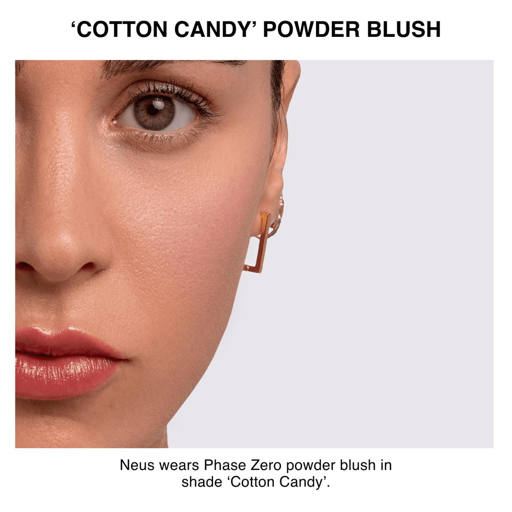 Phase Zero Cotton Candy shade complements pink-toned complexions for natural radiance.