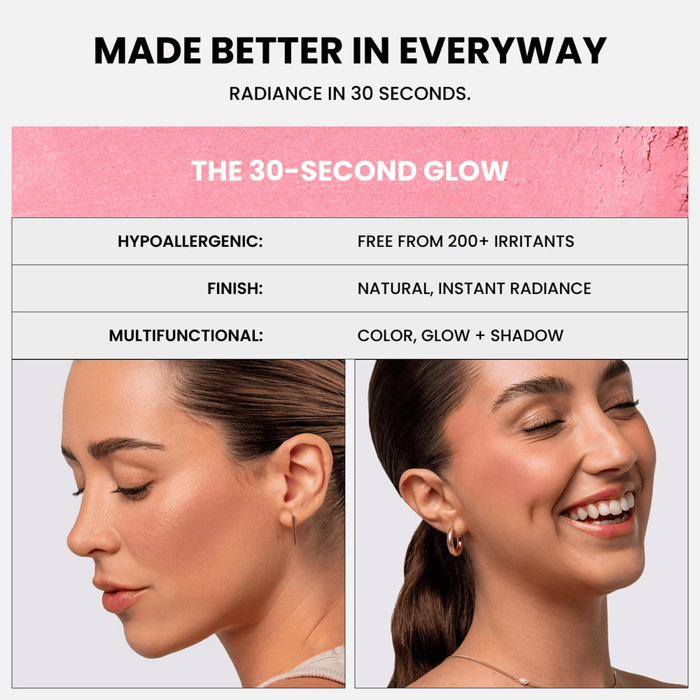 Phase Zero Desert Storm blush pressed formula delivers long-lasting color without fading.