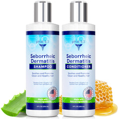 pHat 5.5 sulfate-free shampoo set bottles provide gentle cleansing for sensitive scalps.