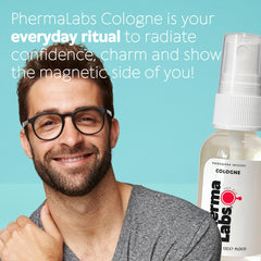 PHERMALABS mens pheromone cologne unboxed reveals premium packaging.