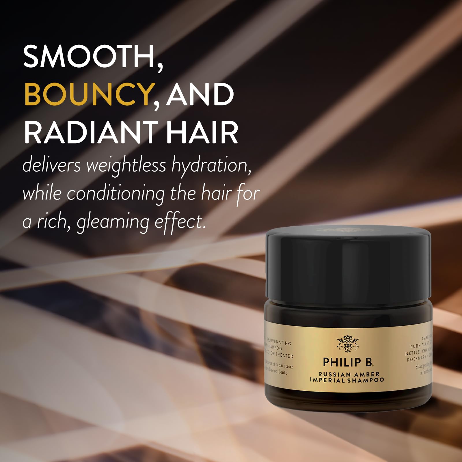 PHILIP B Russian Amber Imperial Shampoo lather for gentle cleansing