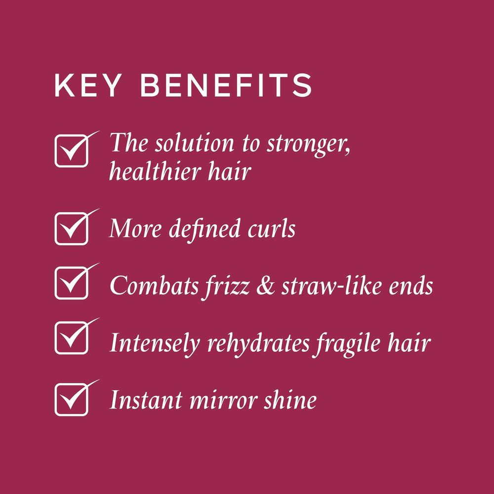 Elasticizer applied in sections on damp hair before washing