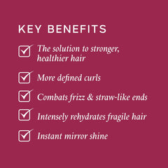 Elasticizer applied in sections on damp hair before washing