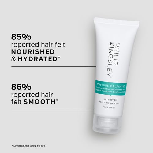 PHILIP KINGSLEY Moisture Balancing Conditioner pour for smooth, manageable strands.