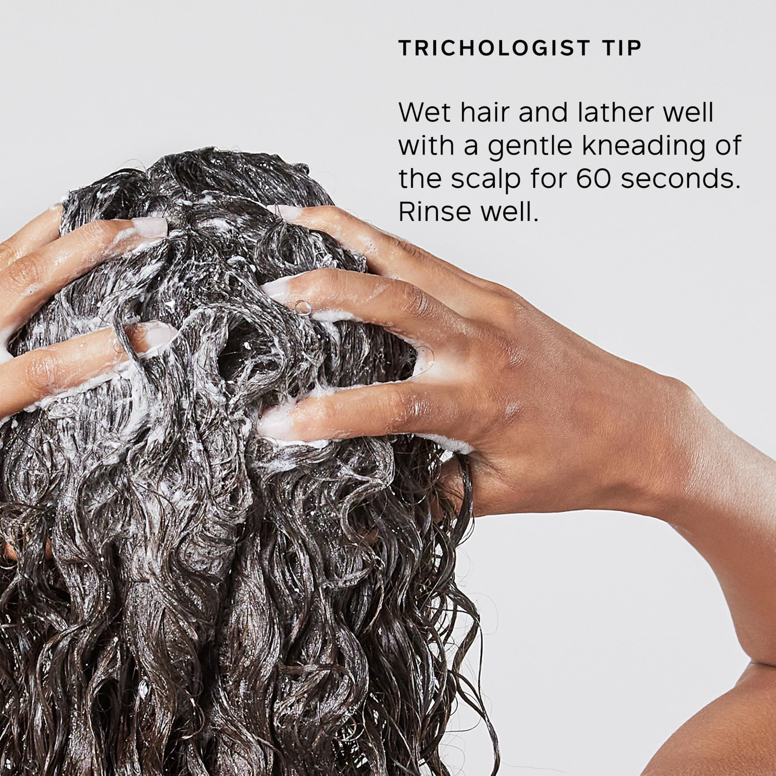 Philip Kingsley Moisture Extreme Enriching Shampoo on curly hair for frizz control and shine