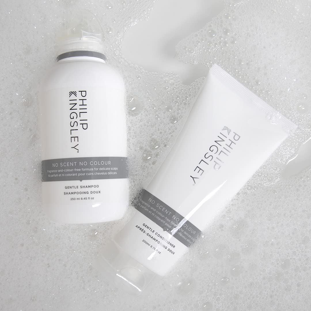 Philip Kingsley No Scent No Color Conditioner detangles hair to leave it soft and manageable.
