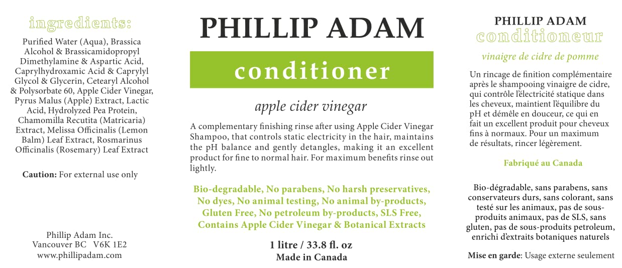Stylish hair after use with Phillip Adam conditioner for smooth, frizz-free results.