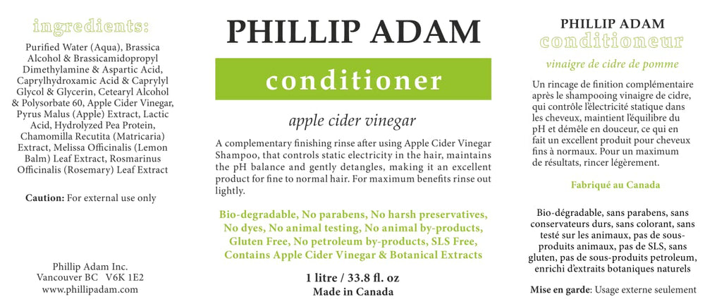 Stylish hair after use with Phillip Adam conditioner for smooth, frizz-free results.