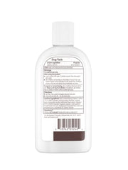 Phisoderm bottle back label showing usage directions and ingredients.