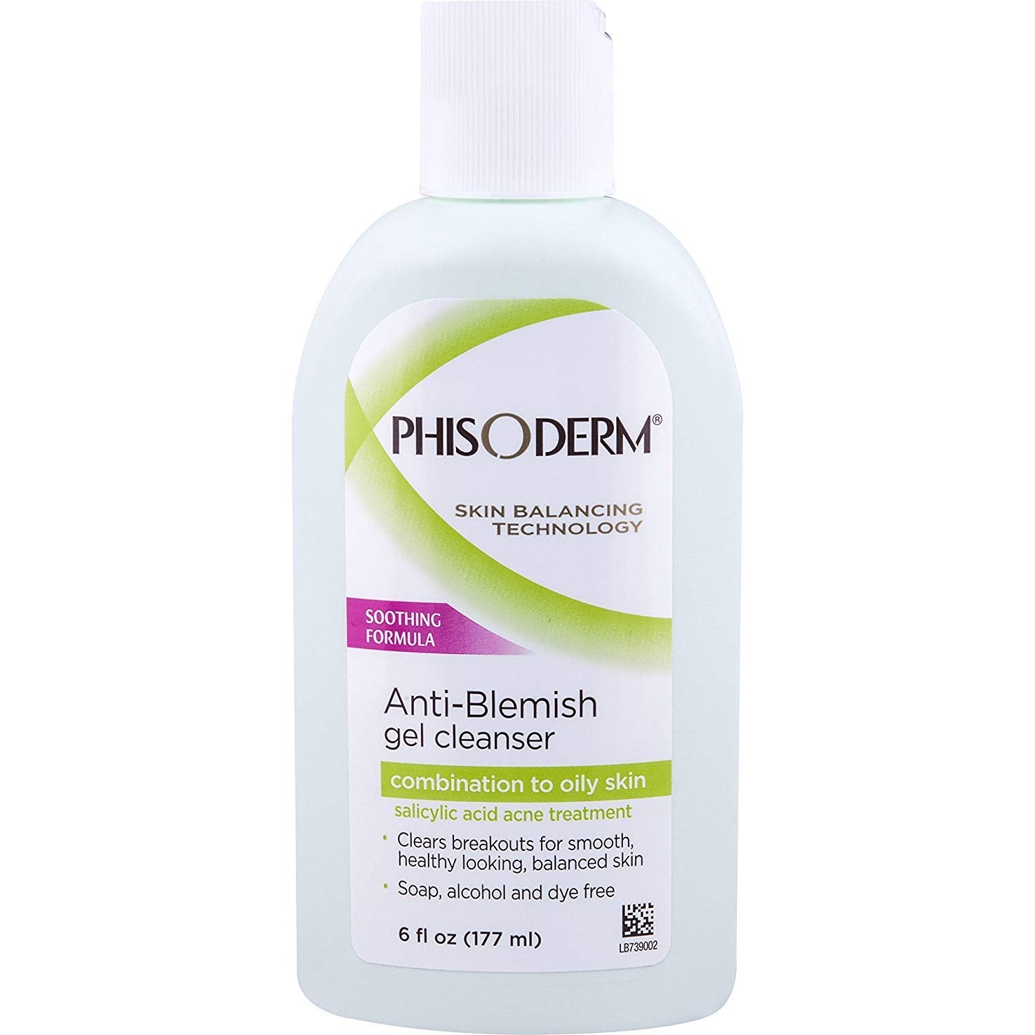 Phisoderm pHisoderm Anti-Blemish Gel Cleanser bottle pour, ideal for easy daily cleansing for acne-prone skin