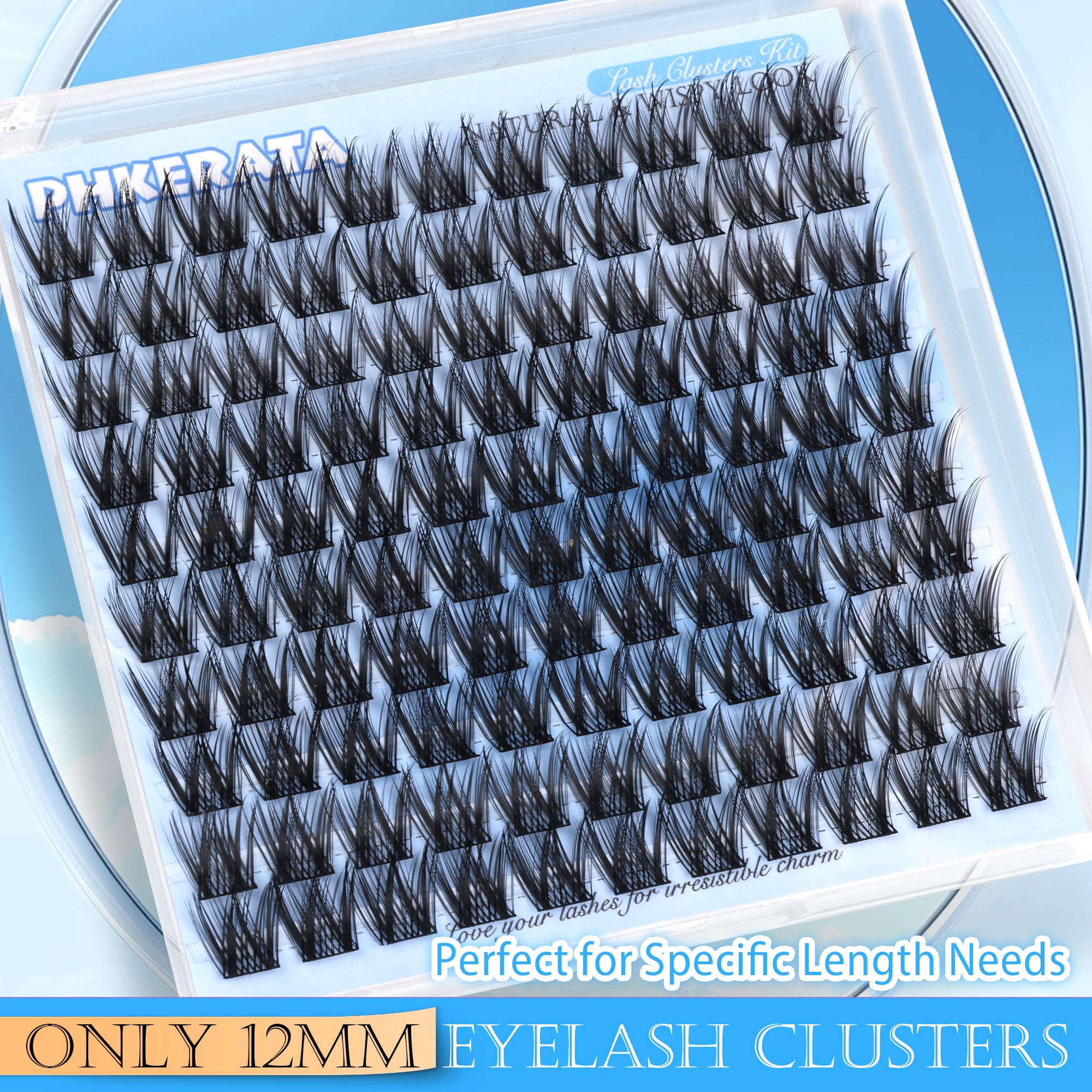 PHKERATA beginner-friendly lash clusters ready for quick application