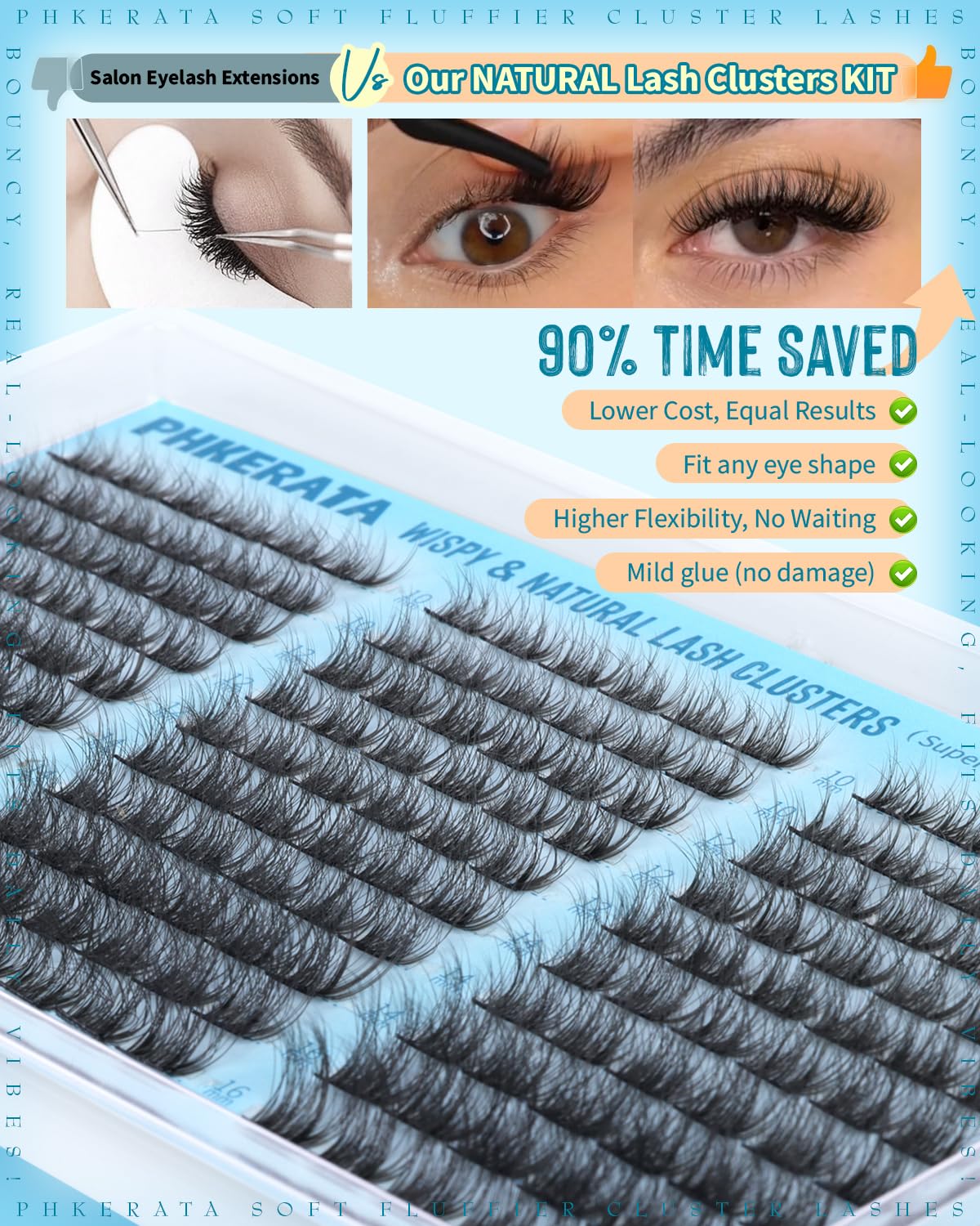 PHKERATA lash bond and seal provide strong hold