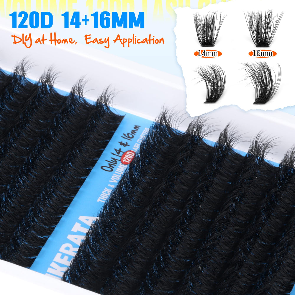 PHKERATA versatile lash clusters for work, date, party