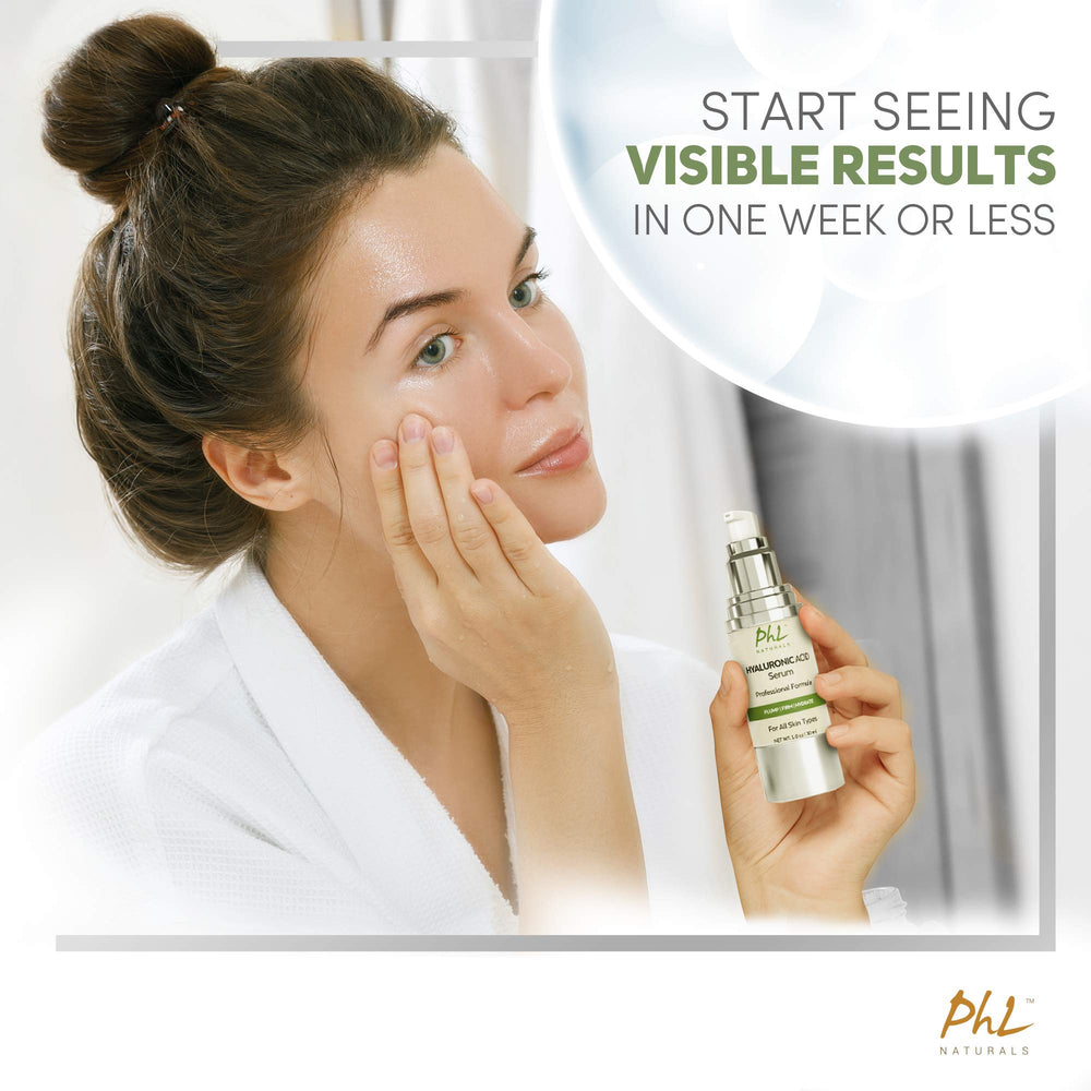 PHL Naturals product visuals highlighting cruelty-free, USA-made production.