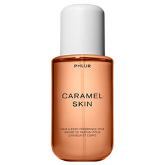 PHLUR Caramel Skin bottle front shows luxe packaging and inviting fragrance.