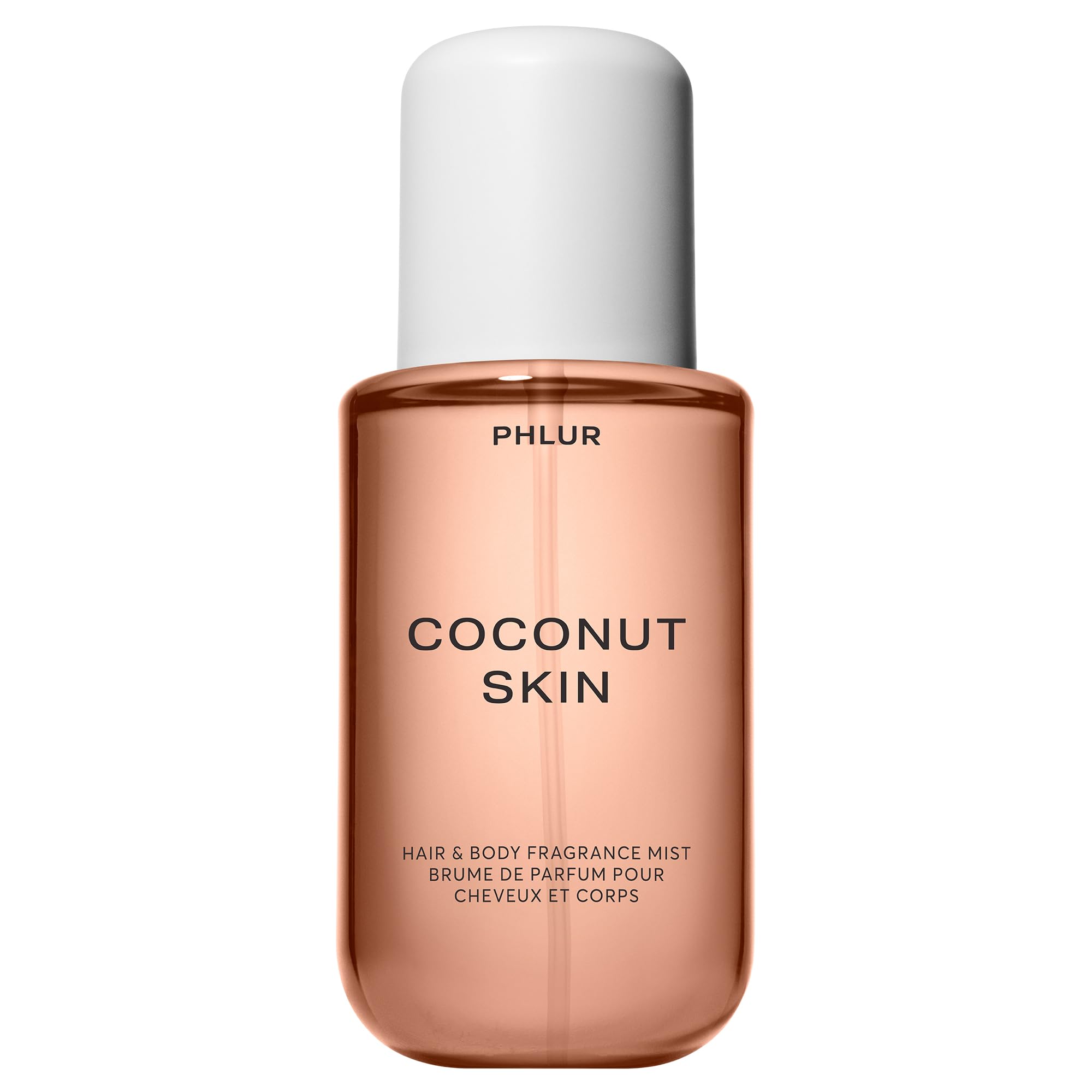 PHLUR Coconut Skin bottle front, sun-kissed fragrance for all-day wear.