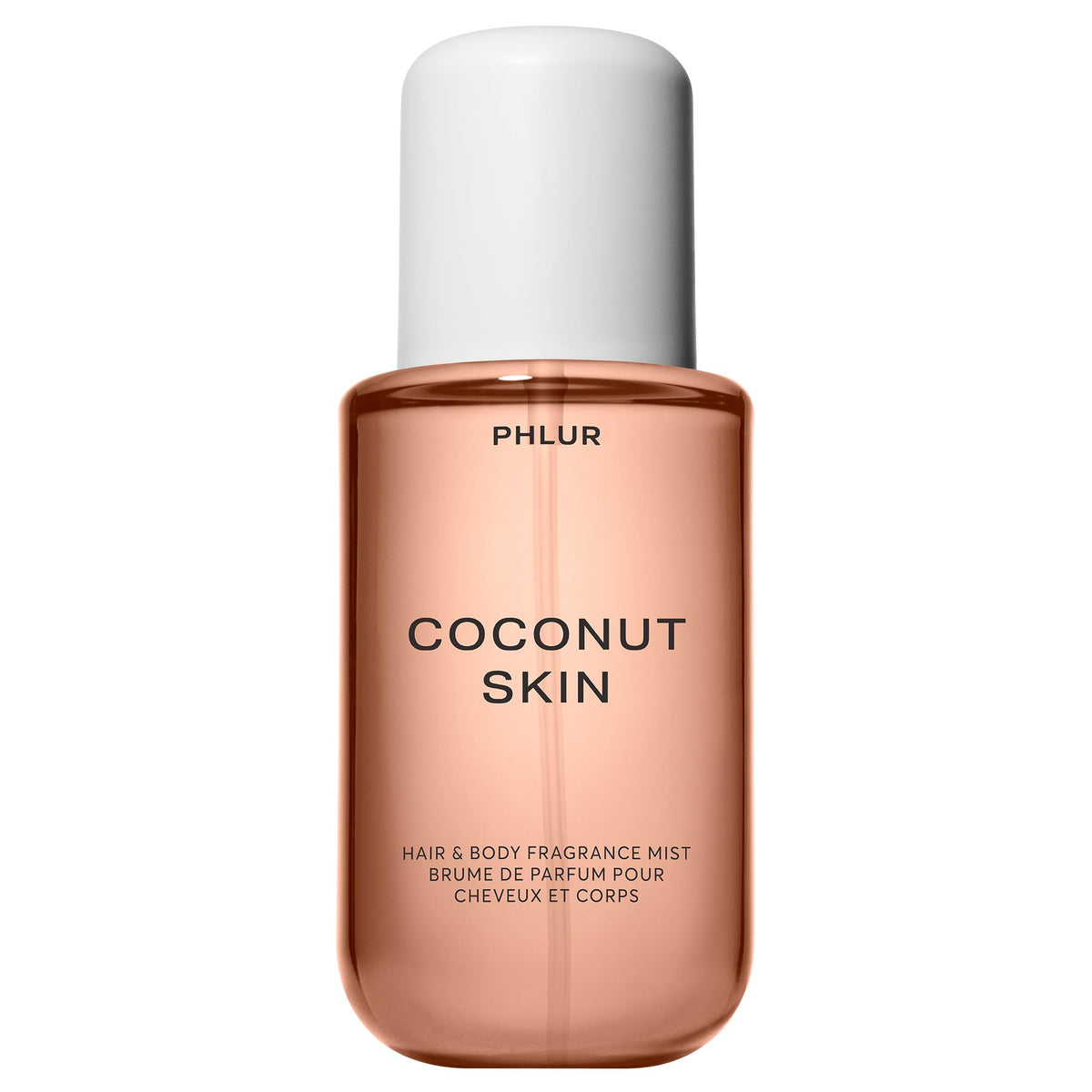 PHLUR Coconut Skin bottle front, sun-kissed fragrance for all-day wear.