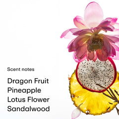 PHLUR Dragon Fruit Body Mist ingredients label highlights transparency and quality.