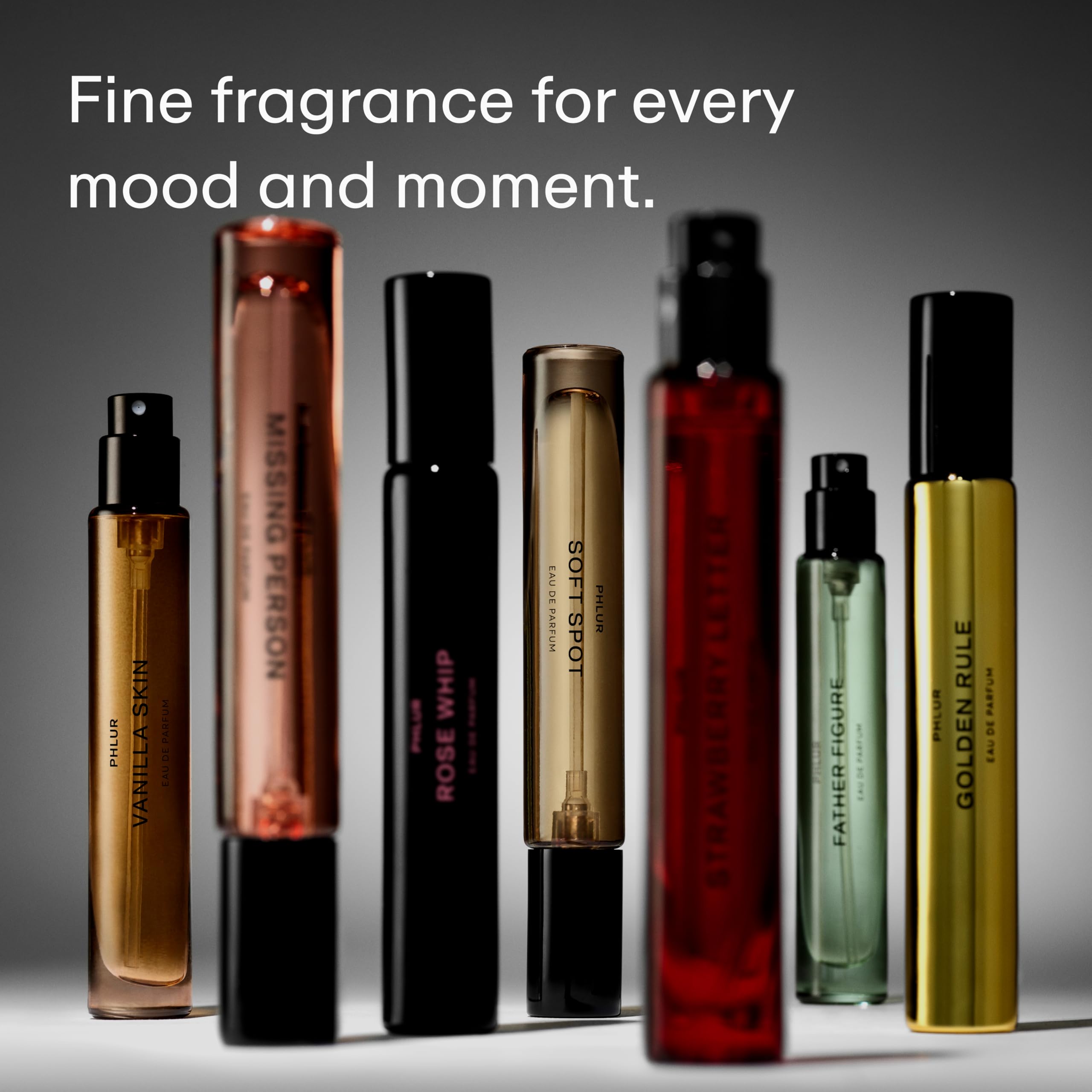 PHLUR Golden Rule master perfumer craft label on the bottle